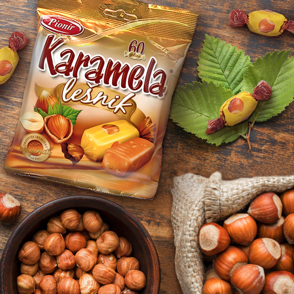 Karamela lešnik 100g Pionir - Beschreibung
